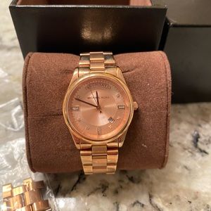 Michael Kors rose gold watch